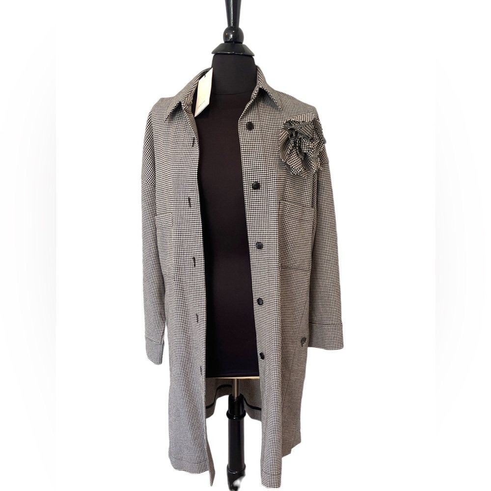 Odeeh Jacket. Classic Black / White Houndstooth. … - image 1